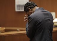Rakim Mayers, AKA A$AP Rocky, reacts to the verdict - Source: Getty